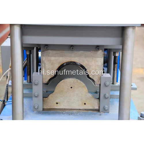 Automatic aluminum metal roof ridge cap making machine